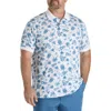 Harbor Bay By Dxl Big & Tall Sea Print Polo Shirt