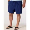 Harbor Bay By Dxl Big & Tall Seersucker Swim Trunks In Purple