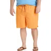 Harbor Bay By Dxl Big & Tall Solid Swim Trunks In Tangelo Orange
