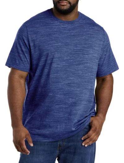 Harbor Bay By Dxl Big & Tall Space-dyed T-shirt
