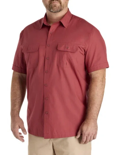 Harbor Bay By Dxl Co-pilot Sport Shirt In Brown