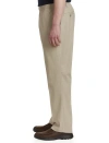 Harbor Bay By Dxl Elastic-waist Pants In Khaki