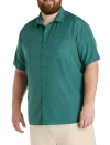 Harbor Bay By Dxl Microfiber Comfort Grid Sport Shirt