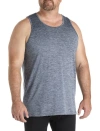 Harbor Bay By Dxl Moisture-wicking Stretch Tank T-shirt