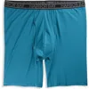 Harbor Bay By Dxl Performance Solid Boxer Brief In Deep Lagoon