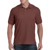 Harbor Bay By Dxl Big & Tall Piqué Polo Shirt In Bitter Chocolate