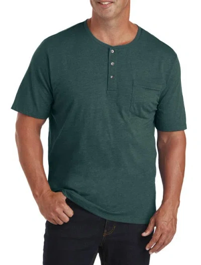 Harbor Bay By Dxl Slub Henley Shirt