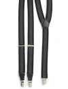Harbor Bay By Dxl Stripe Y-back Suspenders Boxed Set In Black Grey