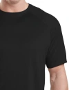 Harbor Bay By Dxl Swim Rash Guard T-shirt In Black