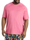 Harbor Bay By Dxl Swim Rash Guard T-shirt In Hot Pink