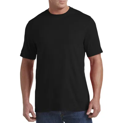 Harbor Bay Moisture-wicking Jersey T-shirt In Caviar