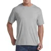 Harbor Bay Moisture-wicking Jersey T-shirt In Grey Hthr