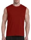 Harbor Bay Moisture-wicking Muscle T-shirt In Red