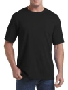 Harbor Bay Moisture-wicking Pocket T-shirt In Black