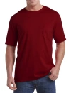 Harbor Bay Moisture-wicking Pocket T-shirt In Fire Red