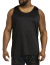 Harbor Bay Moisture-wicking Stretch Tank T-shirt In Black