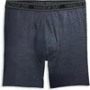 Harbor Bay Performance Solid Boxer Brief In Gray Spacedye