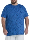 Harbor Bay Pineapple Print T-shirt In Blue Multi