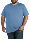 Harbor Bay Slub Knit V-neck T-shirt In Quiet Harbor