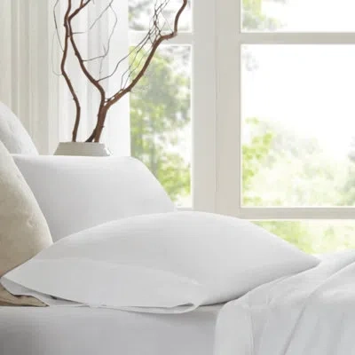 Harbor House 100% Egyptian Cotton Sateen Pillowcase Set In White
