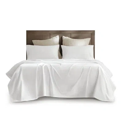 Harbor House 100% Egyptian Cotton Sateen Sheet Set In White