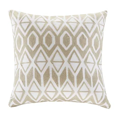 Harbor House Anslee Geometric Euro Pillow In Brown