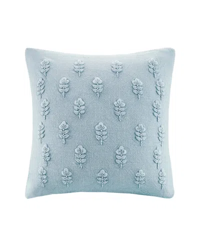 Harbor House Ave Botanical Cotton Decorative Pillow Cover, 20" X 20" In Blue