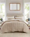Harbor House Breeze Cotton Embroidered 3-pc. Quilt Set, King In Brown