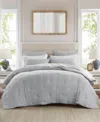 Harbor House Breeze Cotton Embroidered 3-pc. Quilt Set, King In Gray