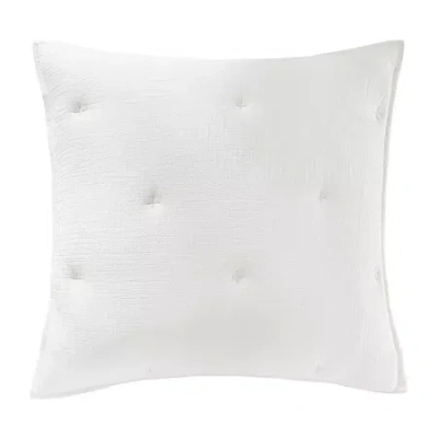 Harbor House Breeze Cotton Gauze Embroidered Euro Sham In White