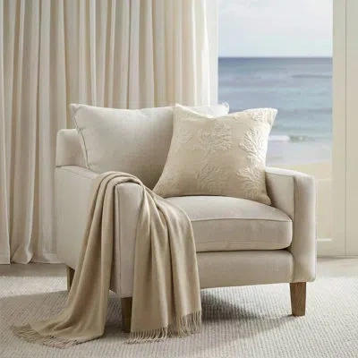 Harbor House Camila Coral Linen 1-piece Cotton 20x20'' Pillow Cover