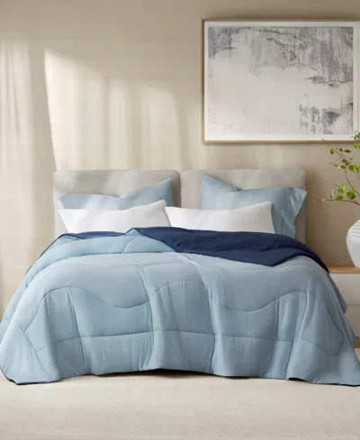Harbor House Cooling Reversible Comforter, King/cal King In Blue