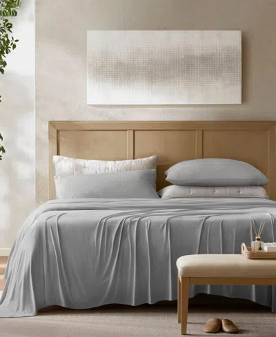 Harbor House Cooling Stretch Jersey 4-pc. Sheet Set, Cal King In Gray
