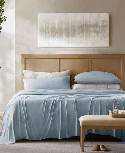 Harbor House Cooling Stretch Jersey 4-pc. Sheet Set, Queen In Blue