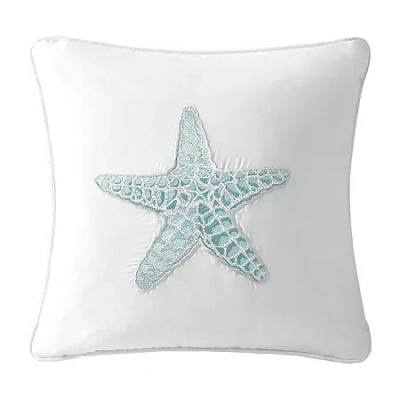 Harbor House Maya Bay Square Decorative Pillow In White