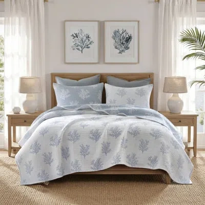 Harbor House Mia Coral 3 Piece Quilt Mini Set In Blue