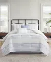 Harbor House Morgan Jacquard 6-pc. Comforter Set, Queen In White,blue