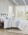 Harbor House Morgan Jaquard 5 Pc. Duvet Cover Set In White