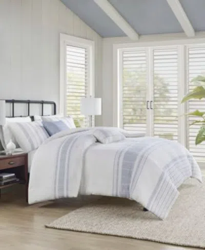 Harbor House Morgan Jaquard Duvet Cover Set In Blue