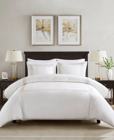 Harbor House Nile Embroidery 3-pc. Duvet Cover Set, Full/queen In Multi
