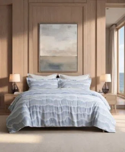 Harbor House Ocean Wave Cotton Duvet Cover Sets In Blue