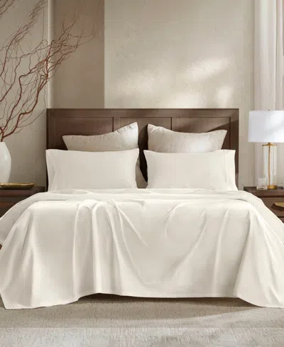 Harbor House Sateen 400-thread Count Cotton 5-pc. Sheet Set, Split King In White