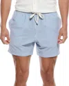 Harbor Island Seersucker Short In Blue