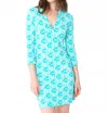 Harborview Hidden Shell Dress In Capri