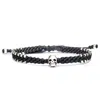 Harbour Uk Bracelets Black Skull Urban Waterproof Bracelet For Men - Connection In Black
