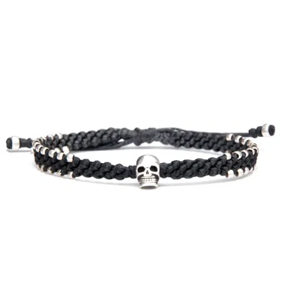 Harbour Uk Bracelets Black Skull Urban Waterproof Bracelet For Men - Connection
