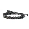 Harbour Uk Bracelets Men's Chunky Black Rope Bracelet – Handmade Bold Design - Hylander
