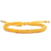 Harbour Uk Bracelets Men's Yellow / Orange Bold Yellow Rope Bracelet -  Handmade In Britain - Reef