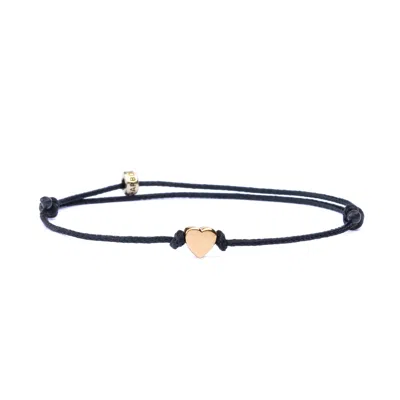 Harbour Uk Bracelets Minimal & Ultra Thin Heart Gold Bracelet For Women - Gold