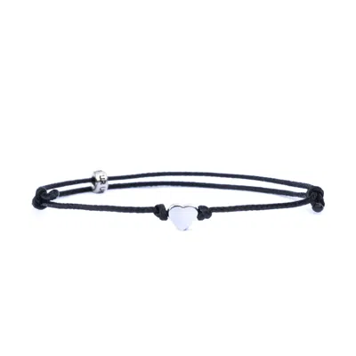 Harbour Uk Bracelets Minimal & Ultra Thin Silver Heart Bracelet For Women - Silver
